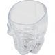 Kozarec za žganje z LED lučko smrtna glava, PVC, menja barve, 5.5cm