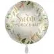 Balon napihljiv, za helij, Srečno poročena!, 43 cm