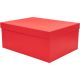 Darilna škatla kartonska, rdeča, 37.5x29x16cm