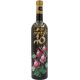 Jubilejno vino, 0.75l, poslikana steklenica - Vse najboljše 40 - cvetje