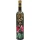 Jubilejno vino, 0.75l, poslikana steklenica - Vse najboljše 60 - cvetje