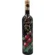 Jubilejno vino, 0.75l, poslikana steklenica - Vse najboljše 70 -cvetje