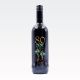 Vino Merlot, 0.75L, poslikana steklenica - grozd, 80 let