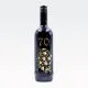 Vino Merlot, 0.75L, poslikana steklenica - cvet, 70 let