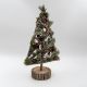 Božična jelka, les, PVC, drugi naravni materiali, 30x8x56cm