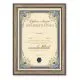 Diploma ROJSTNI DAN, Osemdesetletnik, modra, (36x25cm)