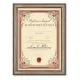 Diploma ROJSTNI DAN, Sedemdesetletnica, rdeča, (36x25cm)