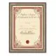 Diploma ROJSTNI DAN, Štiridesetletnica, rdeča, (36x25cm)
