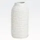 Vaza, bela, keramična, 10x20x10cm