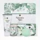 Darilni set BOTANIC SPA z vonjem eukalipta in limonske trave, ( maslo za telo 100ml, trdo milo 100g, krema za roke 90ml, kopalna kroglica 80g, dišeča sveča 50g)