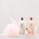 Kopalni set BLOSSOM MAGICv PVC čevlju, z vonjem marakuje in grenivke, (gel za tuširanje 160ml, losjon za telo 160ml, goba za umivanje 15g)