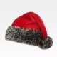 Kapa božična, rdeča, pliš, 40cm