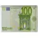 Magnet, motiv 100 euro, 7.5x5.5 cm