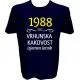 Majica-1988, vrhunska kakovost, izjemen letnik XL-temno modra