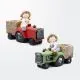 Cvetlični lonec, punčka/fantek na traktorju, polimasa, 47x18x35cm