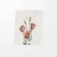 Vrečka darilna, 23x18x10 cm, vrtnica, bela, sort