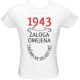 Majica ženska (telirana)-1943, zaloga omejena, takšnih ne delajo več XL-bela