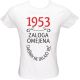 Majica ženska (telirana)-1953, zaloga omejena, takšnih ne delajo več L-bela