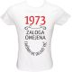 Majica ženska (telirana)-1973, zaloga omejena, takšnih ne delajo več M-bela
