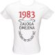 Majica ženska (telirana)-1983, zaloga omejena, takšnih ne delajo več M-bela