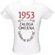 Majica ženska (telirana)-1953, zaloga omejena, takšnih ne delajo več S-bela