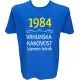 Majica-1984, vrhunska kakovost, izjemen letnik XXL-modra
