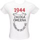 Majica ženska (telirana)-1944, zaloga omejena, takšnih ne delajo več S-bela
