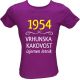 Majica ženska (telirana)-1954, vrhunska kakovost, izjemen letnik S-vijolična
