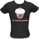 Majica ženska (telirana)-20 in vredna greha XL-črna