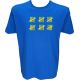 Majica-Štetje črtic 30 Let XL-modra
