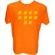 Majica-Štetje črtic 50 Let XXL-oranžna