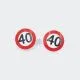 Očala dekorativna, prometni znak 40