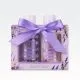 Kopalni set LAVENDER, (100ml gel za tuširanje, 100ml mleko za telo), z vonjem sivke, v darilni škatli