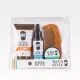 Kopalni set za moške MEN'S STYLE, (95ml šampon za lase in brado, 50ml olje za brado, 20g vosek za brado, glavnik), z vonjem Oak&Citrus v plastični torbici