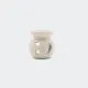 Izparilnik, enobarven, zvezdice, porcelan, 6.5x6.5x7.3cm, sort.