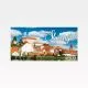 Magnet izbočen, 9x4.5 cm, aluminij, SLO Ptuj, grad