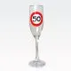 Kozarec za šampanjec prometni znak 50, 150ml, 22x5cm