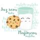 Personalizirana majica  - Jaz sem keks X mleku