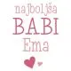 Ženska personalizirana majica – Najboljša babi x
