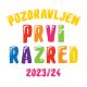Personalizirana otroška majica Pozdravljen prvi razred