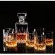 Steklenica s kozarci, set za whisky, 7/1, 950ml, 6x 320ml