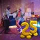 Balon napihljiv na zrak, "5", zlati, prostostoječ, 72cm