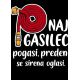 Majica - Naj gasilec pogasi, preden se sirena oglasi XL - črna