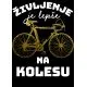 Majica - Življenje je lepše na kolesu XL - črna