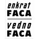 Majica - Enkrat faca, vedno faca XL - črna