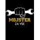 Majica - Mojster za vse, ključ  L - črna