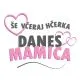 Majica ženska (telirana)- Še včeraj hčerka, danes mamica M - bela