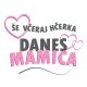 Majica ženska (telirana)- Še včeraj hčerka, danes mamica M - bela