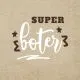 Brisača Super boter, bež, 100% bombaž
