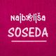Brisača Najboljša soseda, ciklama, 100% bombaž